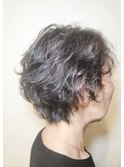 40代50代60代×ショートレイヤー×クリープパーマ