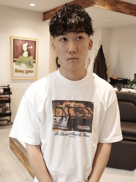 ウィム(wim) 『プードルパーマ』テーパーフェード/スペインカール/メンズヘア