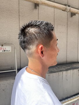 ダムディートウキョウヘアーラウンジ 上野店(DAMDEE TOKYO hair lounge) ショートスパイキー