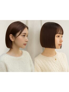 顔タイプに合わせてパーソナルにご提案♪ショートカット/ボブはお任せ◎10代/20代から人気の美容室◆天文館