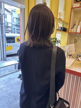 ヒントステーション(HINTSTATION) 〈浅草 半個室〉ニュアンスボブ/アッシュベージュ