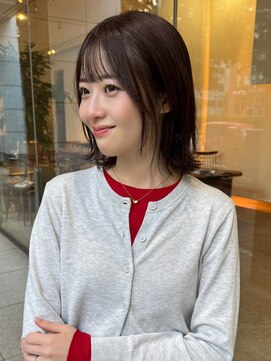 キイ ギンザ(k.e.y GINZA) ヘーゼルカラー/ボブヘア/銀座/新橋