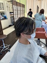 オゼル(OZEL) 【センターパートマッシュ】抜け感×色気を纏う上品メンズカット