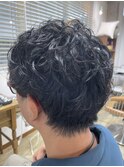 しっかりカールパーマ