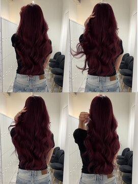 ジュイル シブヤ(JEWIL SHIBUYA) ブリーチ履歴ありの赤