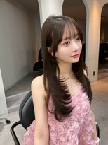 リッカ(LICCA)&nbsp;(licca内堀)ブラウンカラー/レイヤーカット/ワンカール