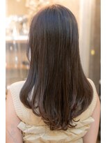 クレオメ 田町店(Cleome) ♪オリーブグレー大人ガーリーココアベージュ小顔レイヤー前髪