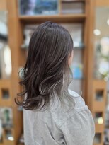 プランタンアヴェダ(printemps AVEDA)&nbsp;透け感たっぷり×ナチュラルグレージュハイライト