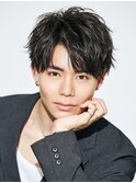 爽やかアップバングで好印象◎メンズショート メンズカット