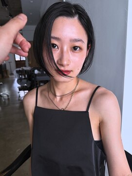 エヌ(N) 切りっぱなしボブ