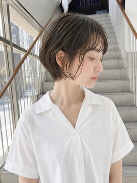 トリッカ 銀座(tricca) 丸みショート/ショートボブ/ダークブラウン/コンパクトショート