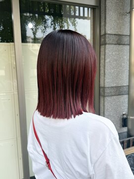 ミニム ヘアー(minim hair) 【minim×まは】レッド