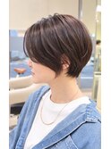 ショートボブ　　丸みショート