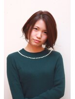 ヘアサロン トラヴィス(hair salon Travis)&nbsp;手軽なスタイリングが人気のウェービーボブ。クセ毛の方も是非！