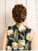 アース 高崎店(HAIR & MAKE EARTH)&nbsp;編み込みルーズアレンジ【高崎】