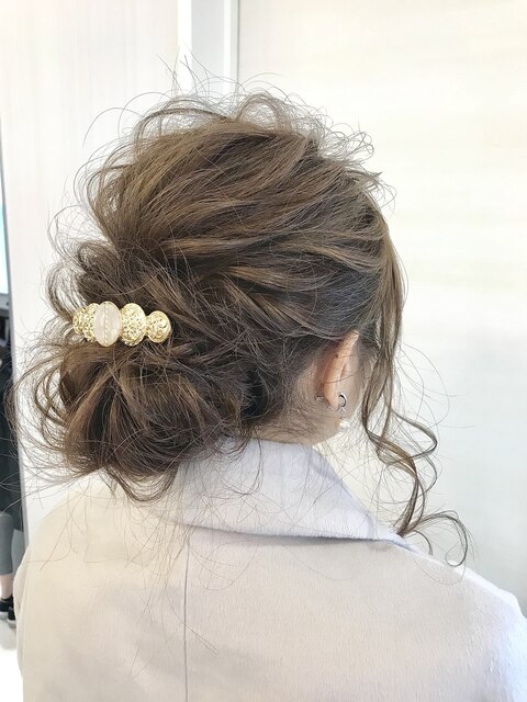 【結婚式】およばれヘアセット♪