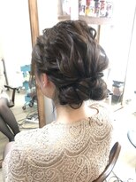 ロカット サロン(Roquat Salon)&nbsp;シニヨンブライダルアレンジ【ヘアアレンジ  立川/立川南/立川】