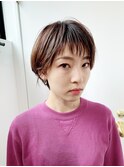 ショートバングショート