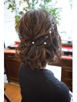 ベル(BELL)&nbsp;ゆるーくハーフアップ♪　【BELL桜新町/用賀】