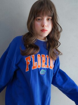 カンナ(Canna) エアリーミディ/ショートパーマ/黒髪/ホワイトアッシュ/TOKIO