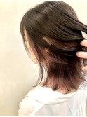 インナーカラー/イヤリングカラー◆ピンクベージュミディアム