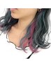【インナーカラー】インナーカラー＋ブリーチ＋全体カラー＋カット　￥11000