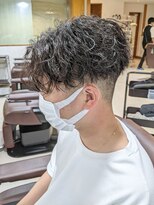 ヴァンメンズ(VAN MEN'S) 前下がり、ツイストパーマ（VAN MEN  山口真吾）