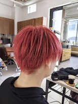 クリーム(CREAM) ブリーチ　カラー　レッド　ハイトーン