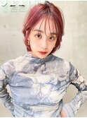 Aimee 町田 大人可愛い小顔ボブ×コーラルピンク