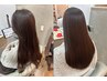 髪質改善【アルカリ酸熱TR】カラー×アルカリ酸熱トリートメント ¥11600