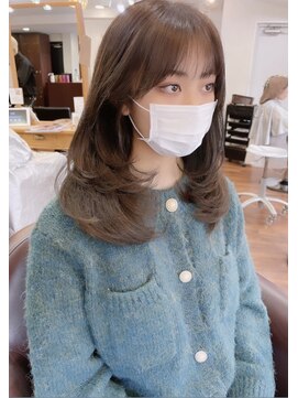 リコバイアフロート(riko by afloat) レイヤーカット/韓国ヘア/韓国レイヤーカット/顔まわりカット