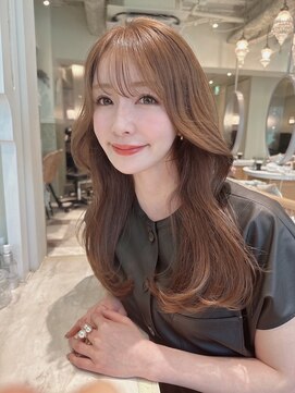 ロンド ロビン 栄(Lond robin) 【Lond robin】河野まい　韓国風/顔まわりカット/エギョモリ　m