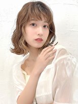 ラフィス ヘアールーチェ 樟葉店(La fith hair luce) 【La fith】ぱつっとボブ×ふんわりウェーブ