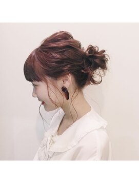 ベレッタ 松井山手店(veretta.) ゆるっとお団子アレンジ   【岩谷 明花】