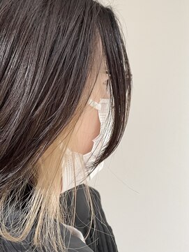 ストフ(stof) インナーカラー/イヤリングカラー/レイヤーカット