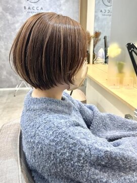 バッカ 横浜桜木町店(BACCA) 丸みショート/ベージュブラウン