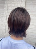 【レイヤーボブ×ブルーインナーカラー】　別府／大分