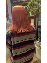 リドルヘアー 石井町店(Riddle HAIR) オレンジカラー