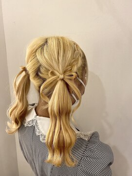 スパイア(SPIRE) 髪リボンアレンジ量産型ツインテール