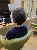 20代30代40代小顔ハンサムショートアッシュブルーブラック