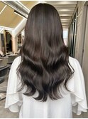 ◯巻ける縮毛矯正×艶髪ふんわりグレージュイノアカラー(銀座)