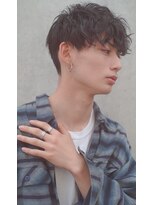 レジュアル(RESSUAL)&nbsp;ニュアンスパーマ韓国マッシュスペインカールスパイキーショート