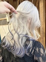 マニア(mania.)&nbsp;ホワイトカラー裾カラーエンドカラールーツカラーデザインカラー