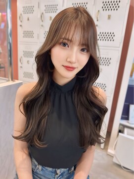 クム(kumu) 【kumu】韓国風レイヤー/小顔おくれ毛/ぱっつん前髪/栄/名古屋