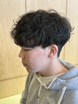 ニアウ 伊勢崎連取店(Niau)&nbsp;シャドウパーマ波巻きスパイラルパーマナチュラルマッシュ