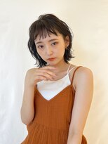 ラボヌールヘアーノーブル 新越谷店(La Bonheur hair noble) こなれミディ韓国マッシュ前髪カタログアンブレラカラー