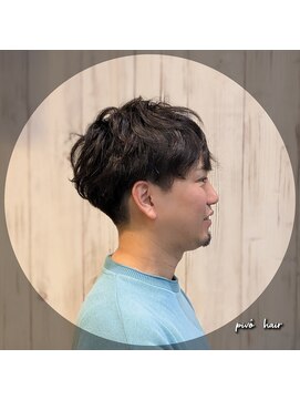 ピヴォヘアー(pivo hair) ニュアンスパーマ  メンズカット