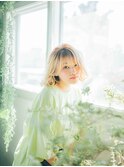 【錦糸町美容院Agate】外国人風カラー×マッシュボブパーマh