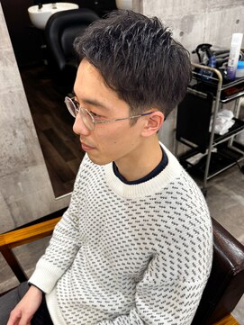 アムレヘアー(amule hair) 【amule hair】大人メンズショート/刈り上げ/ツヤ/30代/40代