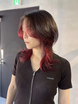 イロハ(IROHA) ポイントレッドロングウルフレイヤー